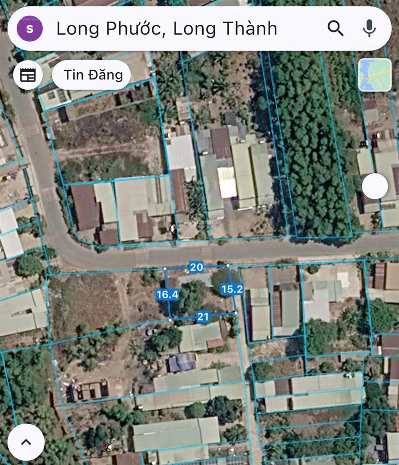 321m2 đất ngộp giá rẻ  2 mặt tiền  long phước  long thành  sẵn nhà cấp 4  200m2 thổ cư