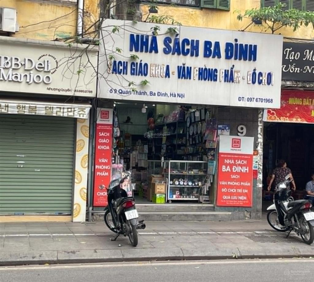 Cho thuê nhà mặt phố quán thánh vỉa hè siêu rộng mặt tiền 4 mét