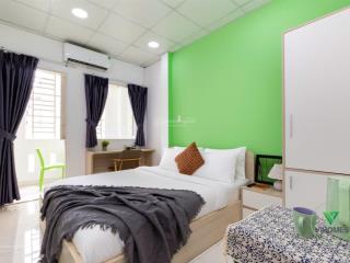 Cho thuê căn hộ 1pn quận 4  full nội thất, cửa sổ thoáng