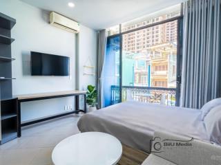 Cho thuê studio quận 1  máy giặt riêng, full nội thất