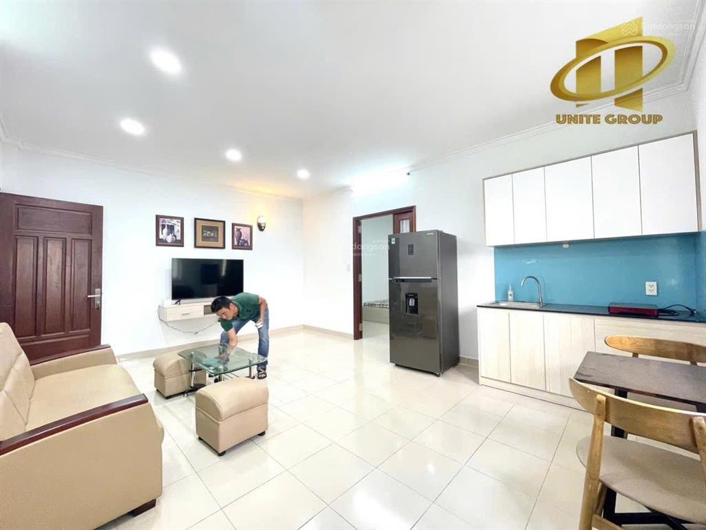 Căn hộ 1 phòng ngủ full nội thất rộng 60m² cho thuê ngay phan văn trị quận 5, ở được 4 người