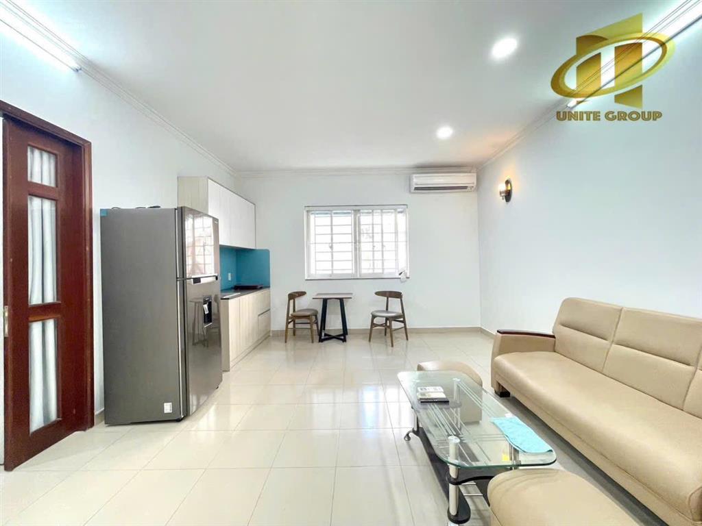 Căn hộ 1 phòng ngủ full nội thất rộng 60m² cho thuê ngay phan văn trị quận 5, ở được 4 người