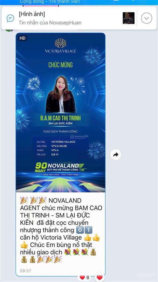 Căn 2pn hướng đẹp giá tốt nhất dự án victoria village