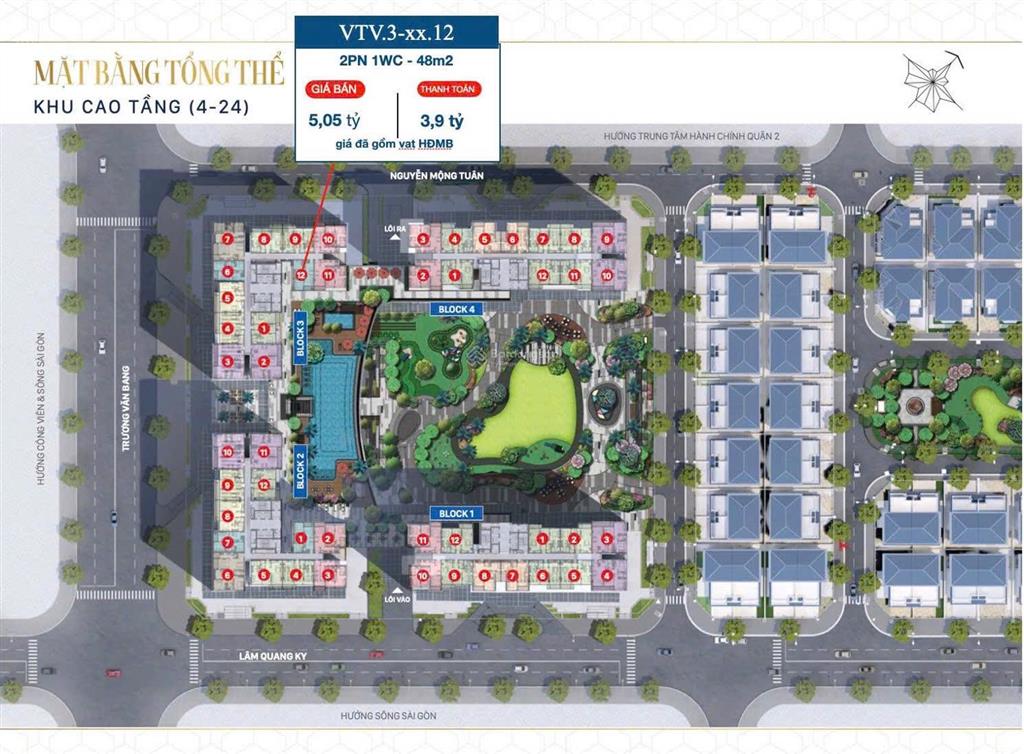Rổ hàng chuyển nhượng victoria village, căn 1pn +1 giá tốt, căn hộ thạnh mỹ lợi, quận 2