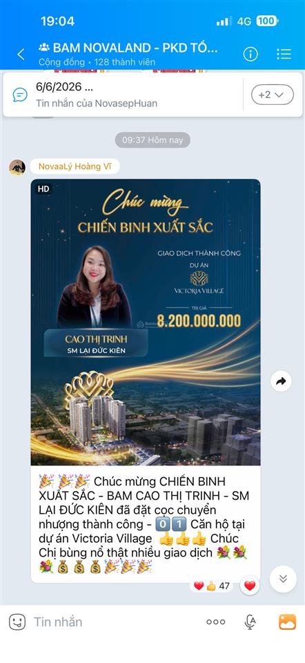 Cho thuê căn hộ victoria village quận 2 chính chủ  giá tốt