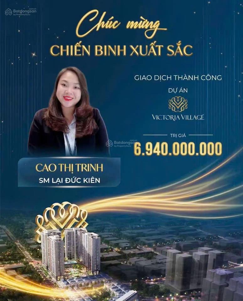 Căn 2pn giá hời victoria village cần bán gấp!