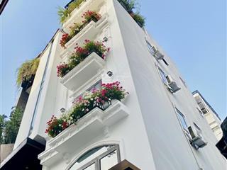 8,5tỷ có nhà bát khối lô góc 50m2, 6tầng tm, ô tô đỗ cổng ngày đêm ngay cv hồ điều hòa long biên