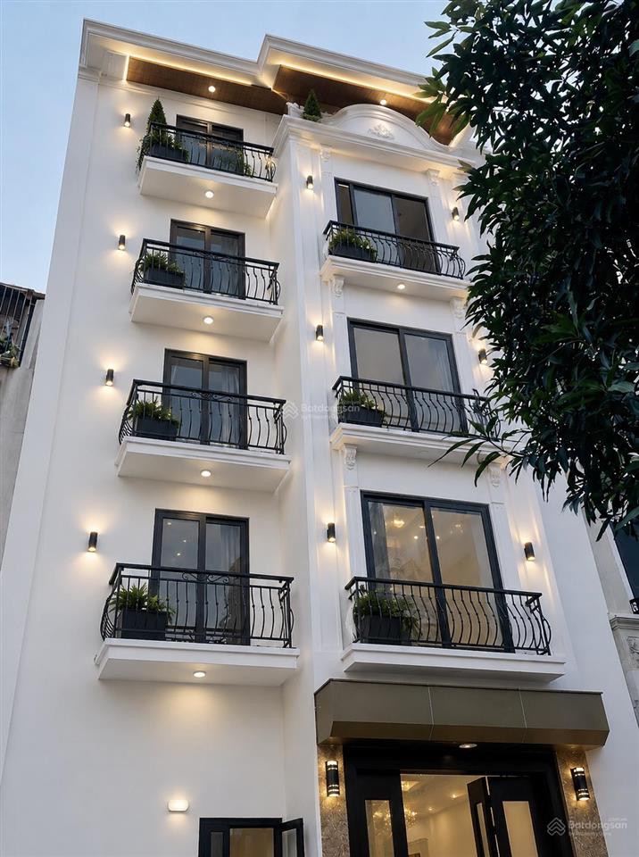 8.3tỷ  phố bát khối, 51m2, 6 tầng tm, ô tô đỗ cổng, view cv hồ điều hòa long biên.