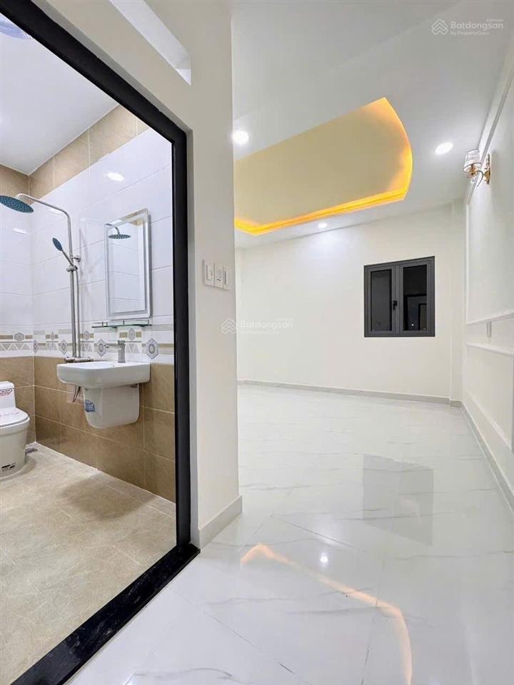 Gần chợ gò xoài  hẻm 6mthông sát mặt tiền  65m2 (4x16) 5 tầng mới đẹp ở ngay  không lộ giới