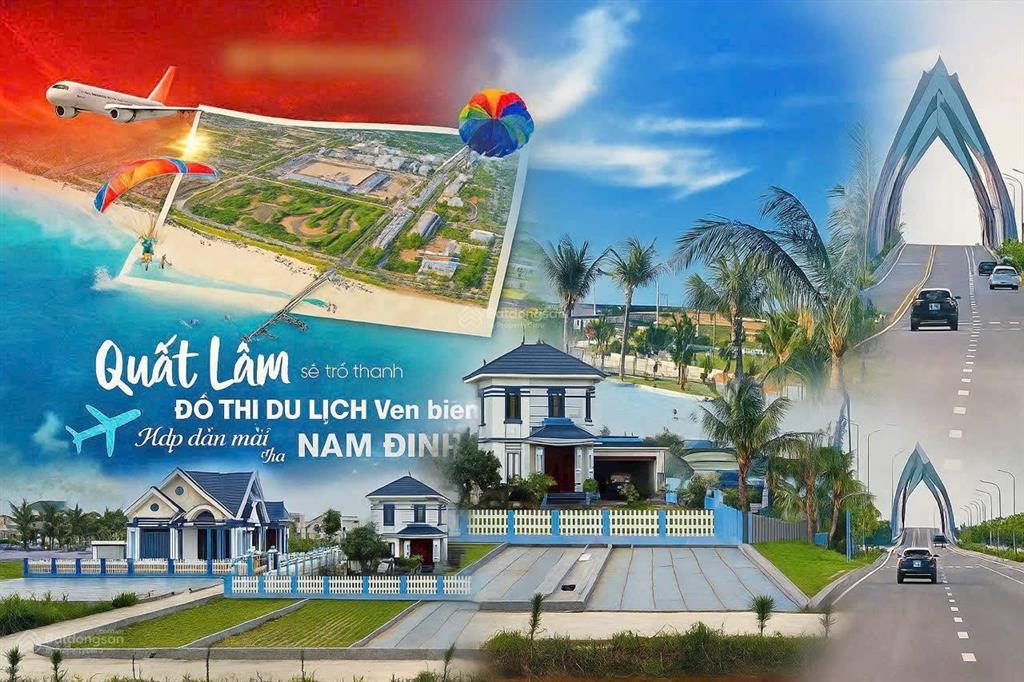 Bán gấp 111.9m2 đất mặt biển quất lâm, nam định giá 1.25 tỷ.  0783 681 ***