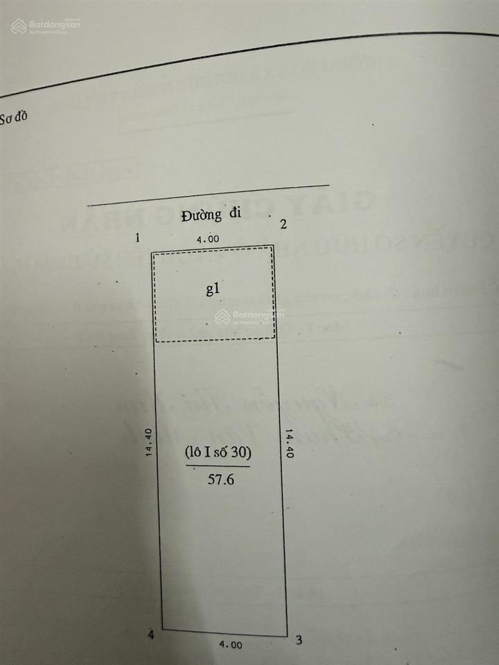 71 linh lang | mặt ngõ thông, ô tô tránh, kd các loại hình | 58m*4t | 29tỷ