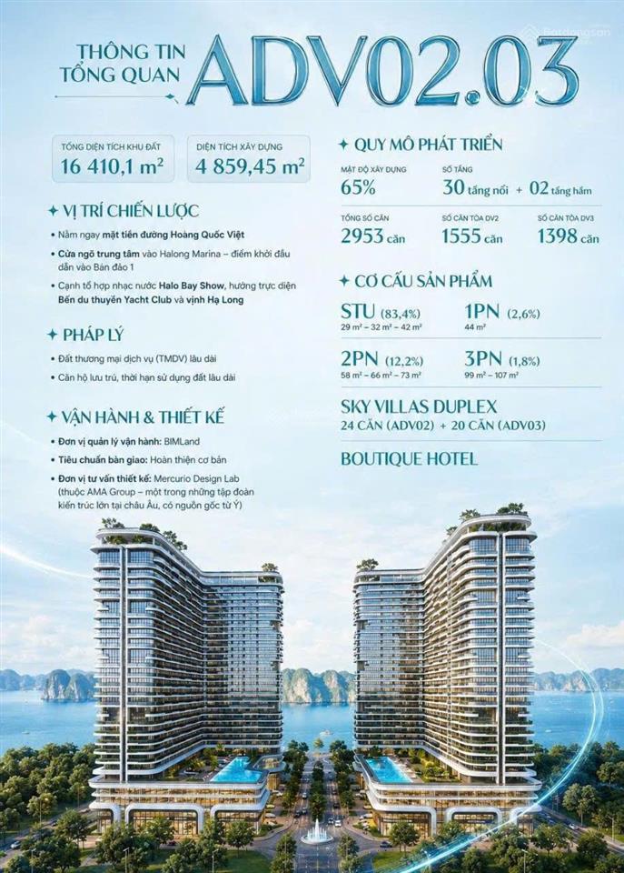 Prima bay hạ long giá chỉ 1,65 tỉ chiết khấu cao 17% sở hữu lâu dài miễn 2 năm phí quản lý