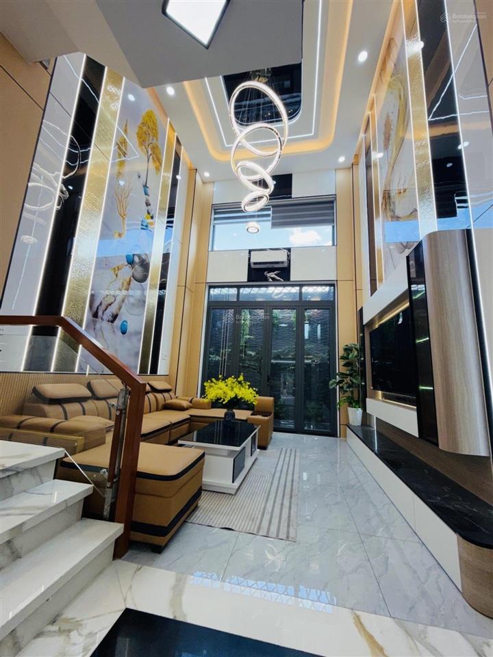 Gò xoài  1 xẹt  hxh 8m thông  66m  nhà mới 5 tầng full nội thất  chỉ 8.7 tỷ