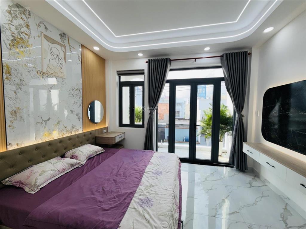 Gò xoài  1 xẹt  hxh 8m thông  66m  nhà mới 5 tầng full nội thất  chỉ 8.7 tỷ
