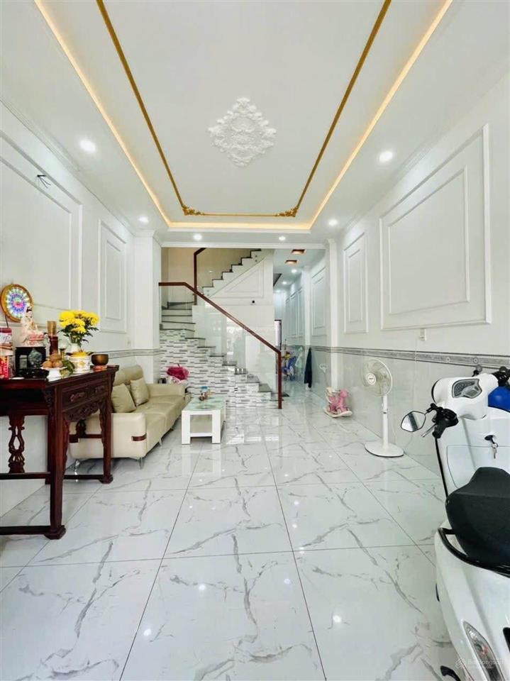 Lê văn quới  hẻm xe hơi 6m thông  nhà mới 4 tầng  55m2  5 phòng ngủ  chỉ 6 tỷ nhỉnh