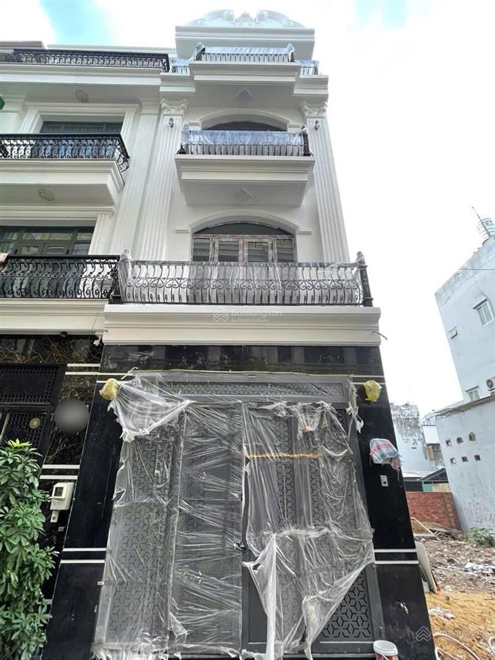 Lê văn quới hẻm xe hơi 5m nhà 4 tầng 4x14m 4pn 5wc chỉ 7.65 tỷ