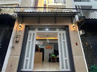 Nhà mới sát chợ gò xoài 34m 4 tầng btct hxh 3pn giá 4.48 tỷ