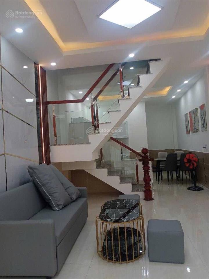 Nhà 2 tầng nguyễn thị búp q12  hẻm xe hơi thông 4x12  full nội thất