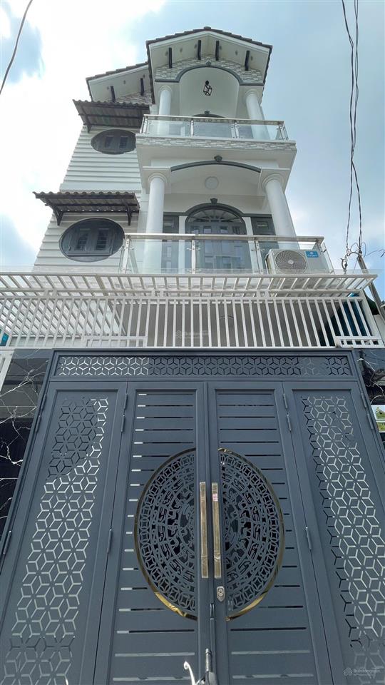 Nhà 4 tầng trương thị hoa q12  hẻm xe hơi thông ngang 5m x 12m