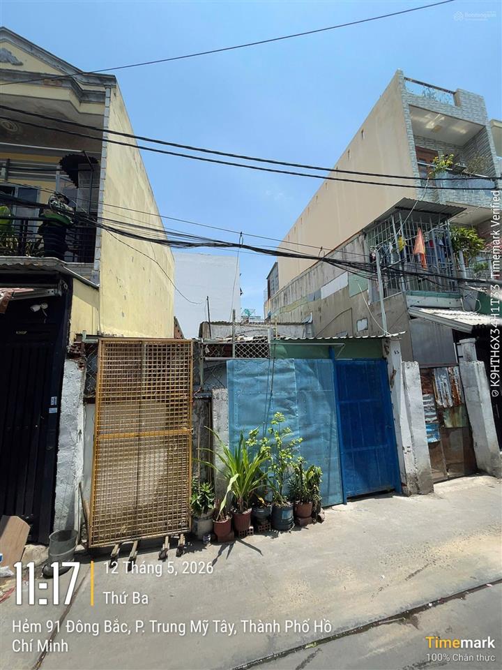 Bán đất đông bắc quận 12  hẻm xe tải  ngay công viên phần mềm  ngang 6m  120m2 full thổ cư