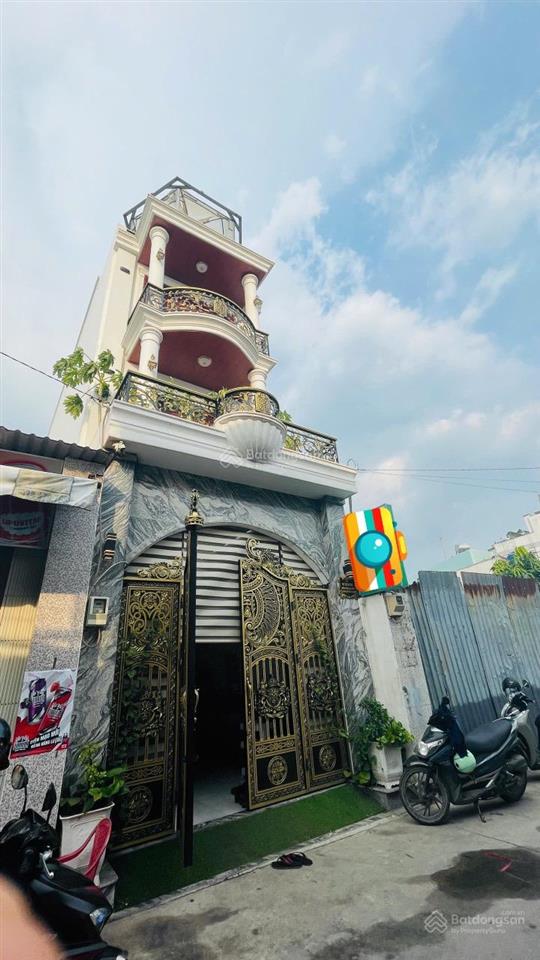 Bán nhà dương thị mười quận 12  nhà mới 5 tầng  hẻm 8m xe tải thông  diện tích 4x19m