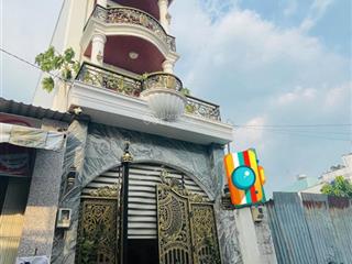 Bán nhà dương thị mười quận 12  nhà mới 5 tầng  hẻm 8m xe tải thông  diện tích 4x19m