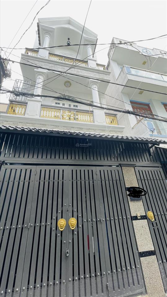 Bán nhà 4 tầng hiệp thành quận 12  khu phân lô  ngang 5m  hẻm nhựa xe hơi  giá 5.3 tỷ tl