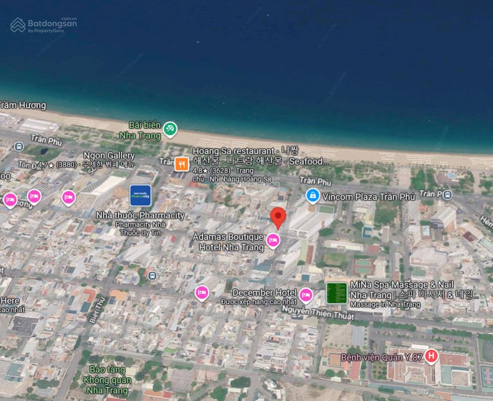 Chính chủ bán khuôn đất 2 mặt tiền phố tây nha trang cách biển 200m