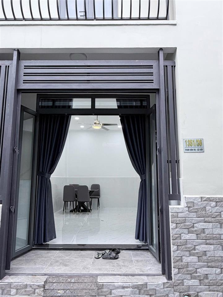 Giảm 300tr nhà phan văn trị p10  gò vấp sổ hồng riêng giá 5 tỷ 590 triệu tl