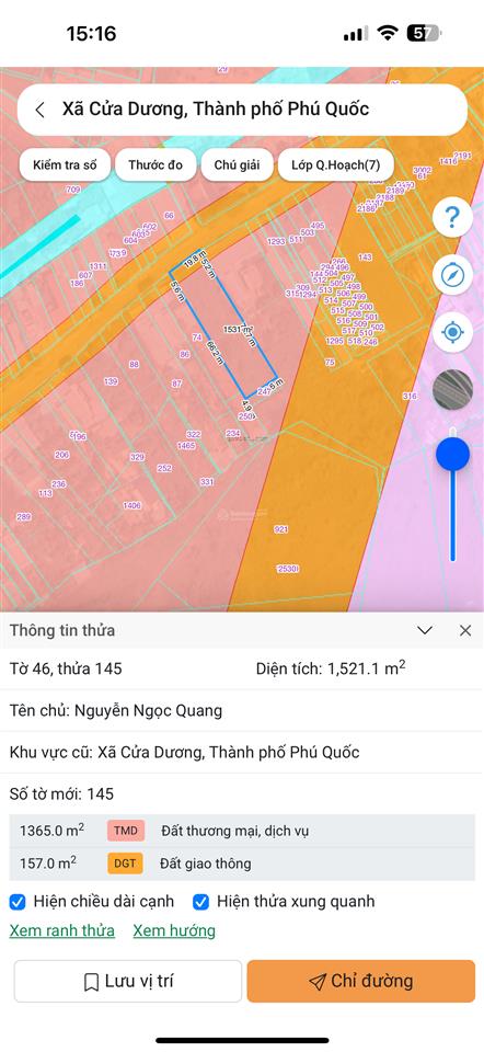 Bán đất ngộp mặt tiền bến tràm, phú quốc, cách chợ 300m, 1.517m2 xây khách sạn, chdv đẹp chỉ 18tỷ