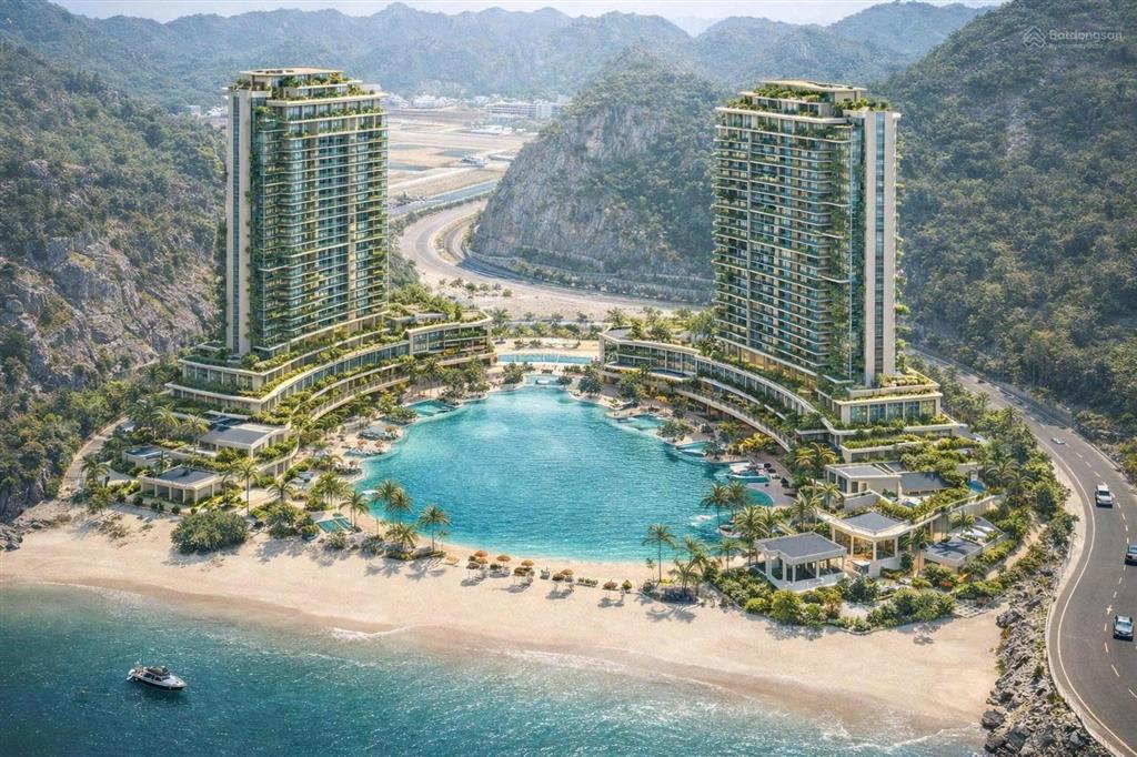 Quỹ đất hiếm gần 1ha ôm trọn bãi biển tại cát bà đã hoàn thiện pháp lý xd 25tầng cho tổ hợp du lịch
