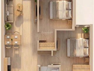 Căn 2pn2wc 65,74m2 chỉ 2 tỷ 960 đã bao gồm vat, căn duy nhất giá tốt