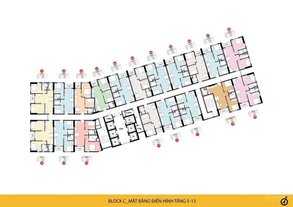 Căn góc tầng đẹp , block có trung tâm thương mại dưới chân nhà