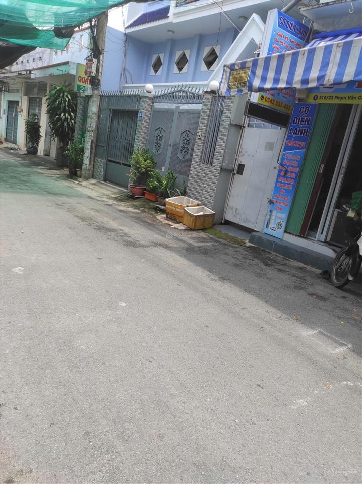 Hxh 6m thông 1 trục ra phạm văn chiêu, p9, 4,5x24m (cn 103m2) vuông vức tiện xây chdv giá 8,8 tỷ tl