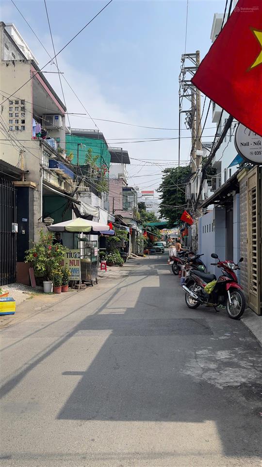 Hxh 6m thông 1 trục ra phạm văn chiêu, p9, 4,5x24m (cn 103m2) vuông vức tiện xây chdv giá 8,8 tỷ tl