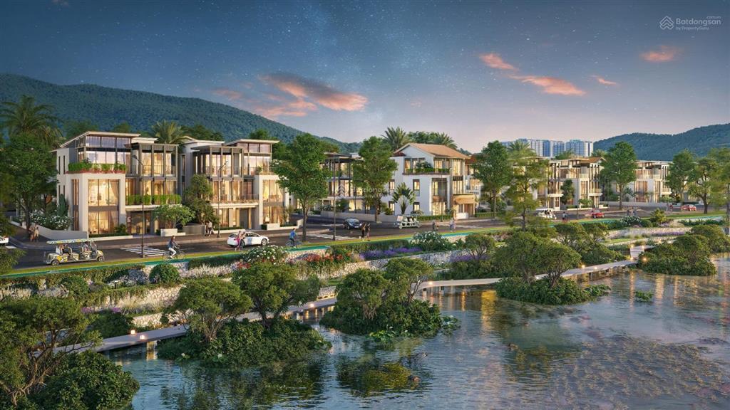 Bt đơn lập gần sông, đối diện công viên, sở hữu lâu dài. ck cao cho kh tts, nh ht vay đến 70%.