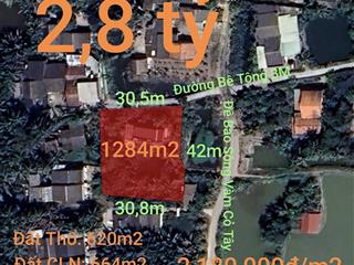 Bán hạ đất thổ vườn gần Quốc Lộ 50B giá 2,8 tỷ