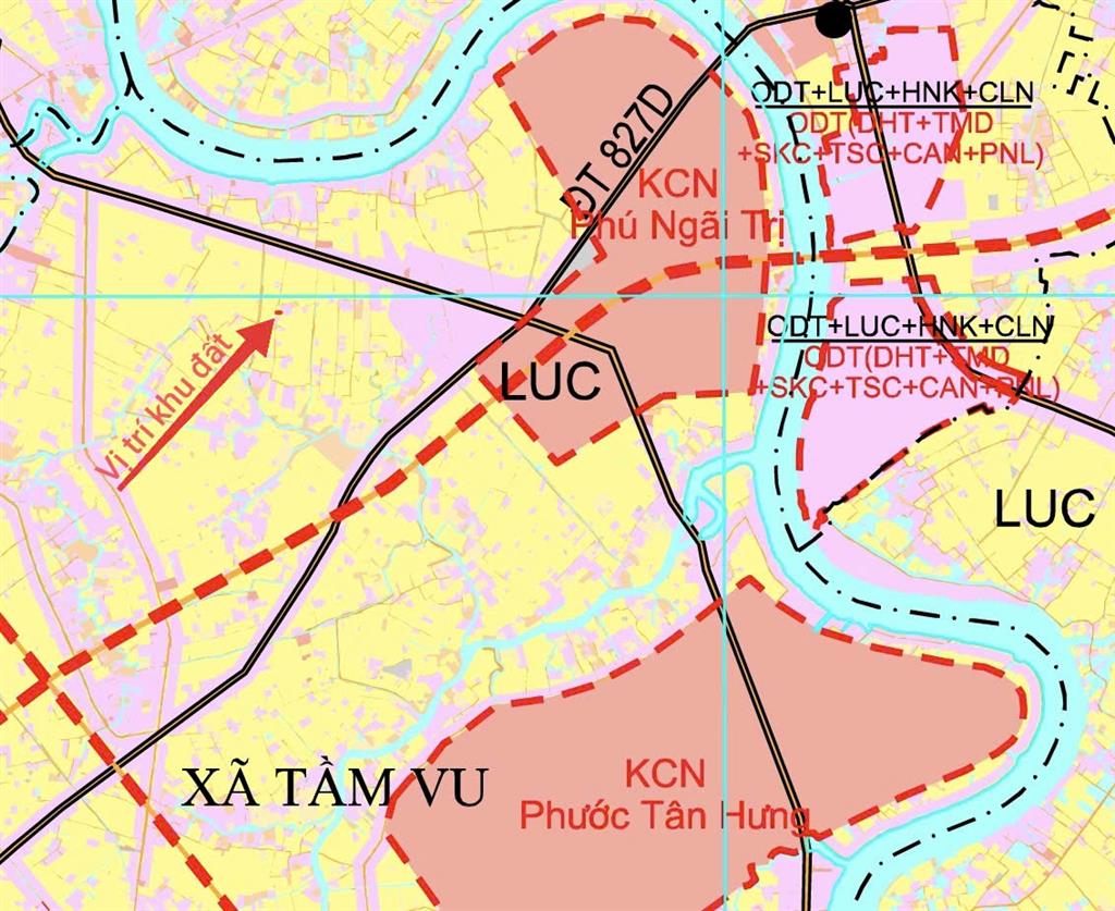 Bán thu hồi vốn lô đất thổ gần KCN Phú Ngãi Trị giá 720 triệu