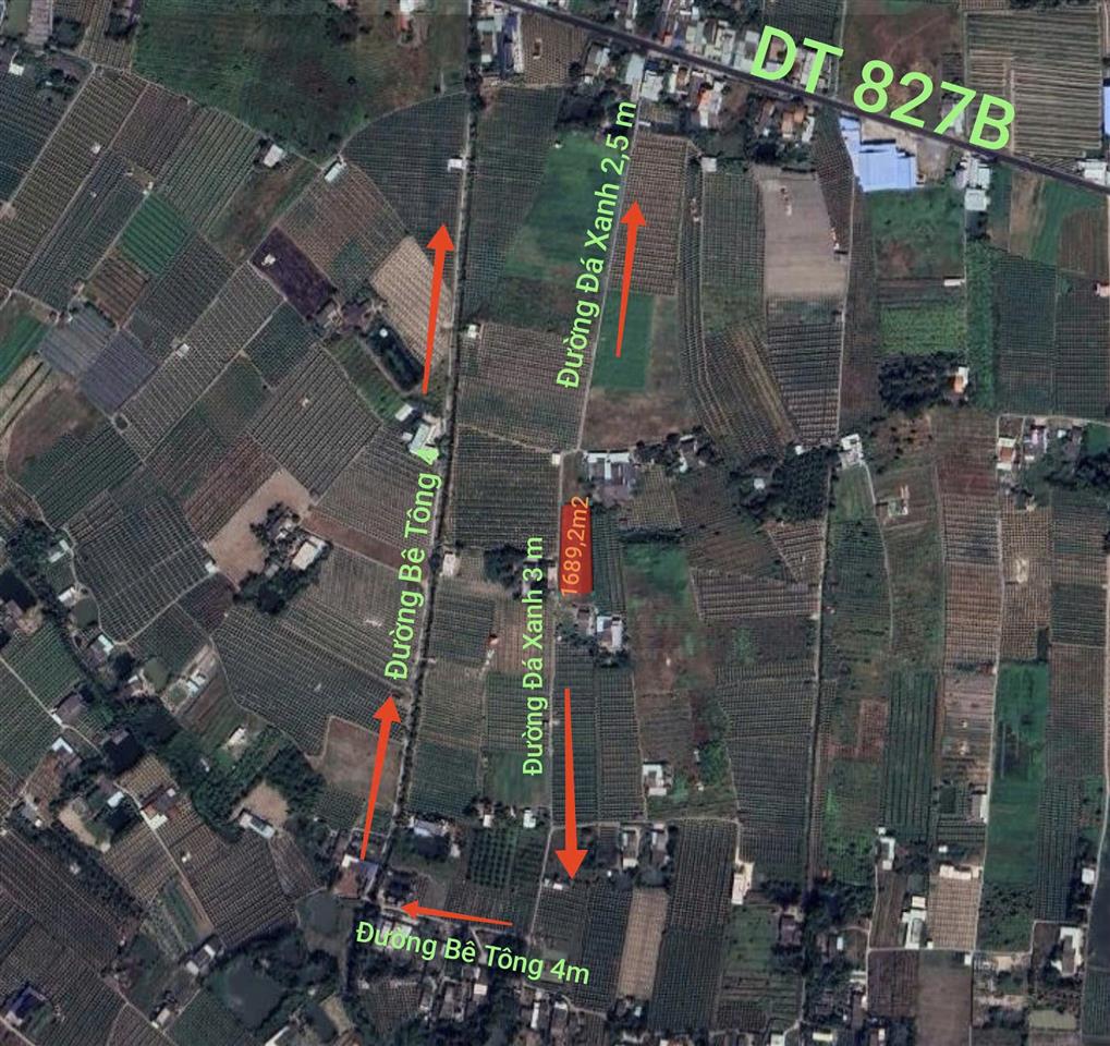 Bán thu hồi vốn lô đất thổ gần KCN Phú Ngãi Trị giá 720 triệu