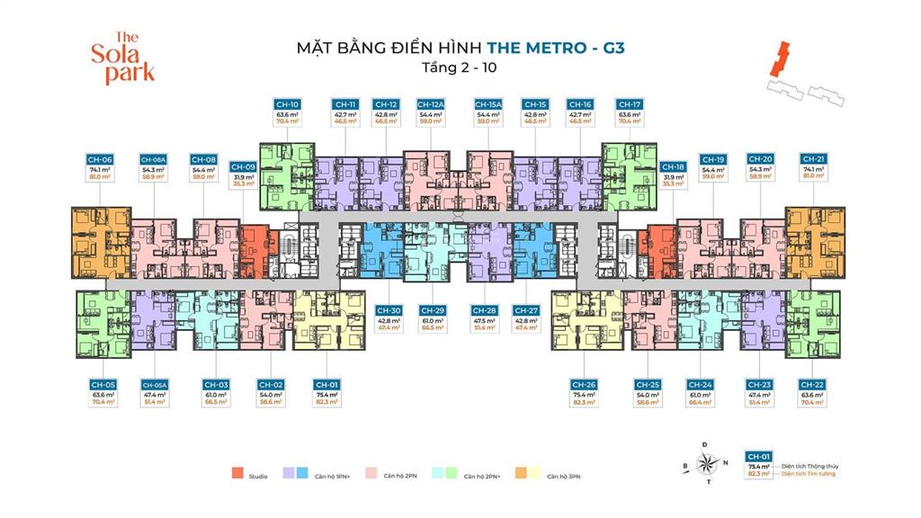 Chỉ 1,2 tỷ sở hữu căn 2n2vs tòa sola park, đang đóng tiến độ 5%/4 tháng . view nội khu bể bơi