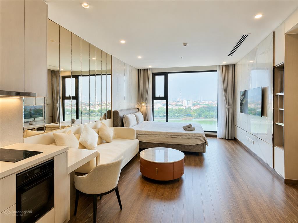 Giá đầu tư! studio 35m2 tòa a masteri view hồ, có sổ, full nội thất.  0362 203 ***