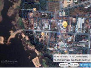 Chính chủ, bán đất 2 mặt tiền tại xã hồ tràm, tp. hcm, giá 2,95 tỷ, 263,5m2, có thổ cư