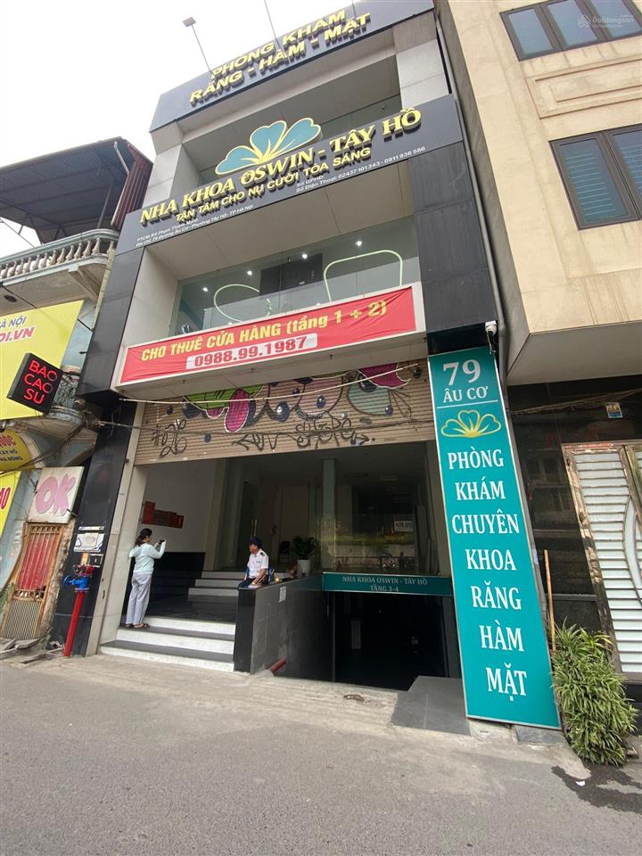 Bán nhà mặt phố âu cơ  thang máy  1 hầm  kinh doanh đỉnh  sẵn dòng tiền