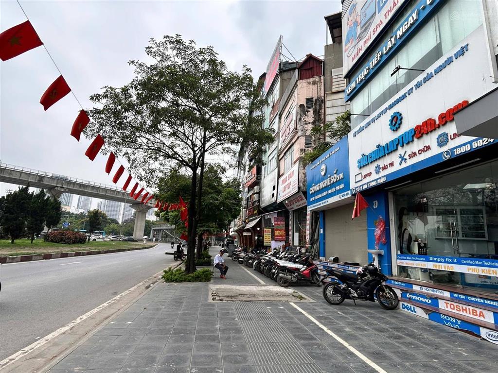 Bán nhà mặt phố hồ tùng mậu  1 mặt phố 1 mặt ngõ  mặt tiền khủng  xây building ks tuyệt vời  79