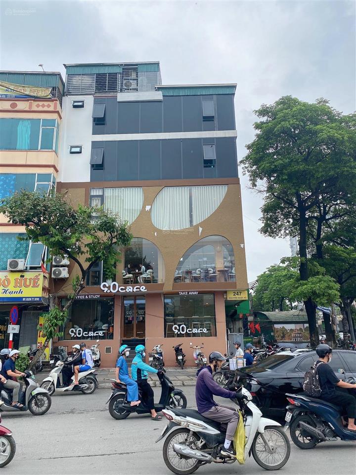 Bán nhà mặt phố trần duy hưng  2 mặt phố  lô góc  siêu vip  107