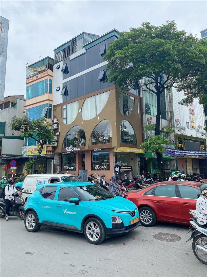 Bán nhà mặt phố trần duy hưng  2 mặt phố  lô góc  siêu vip  107