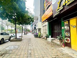 Bán nhà mặt phố trần vỹ  đối diện hồ  ngay ngã 4  2 thoáng  nở hậu  116