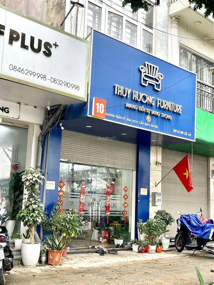 Bán nhà mặt phố trần vỹ  đối diện hồ  ngay ngã 4  2 thoáng  nở hậu  116