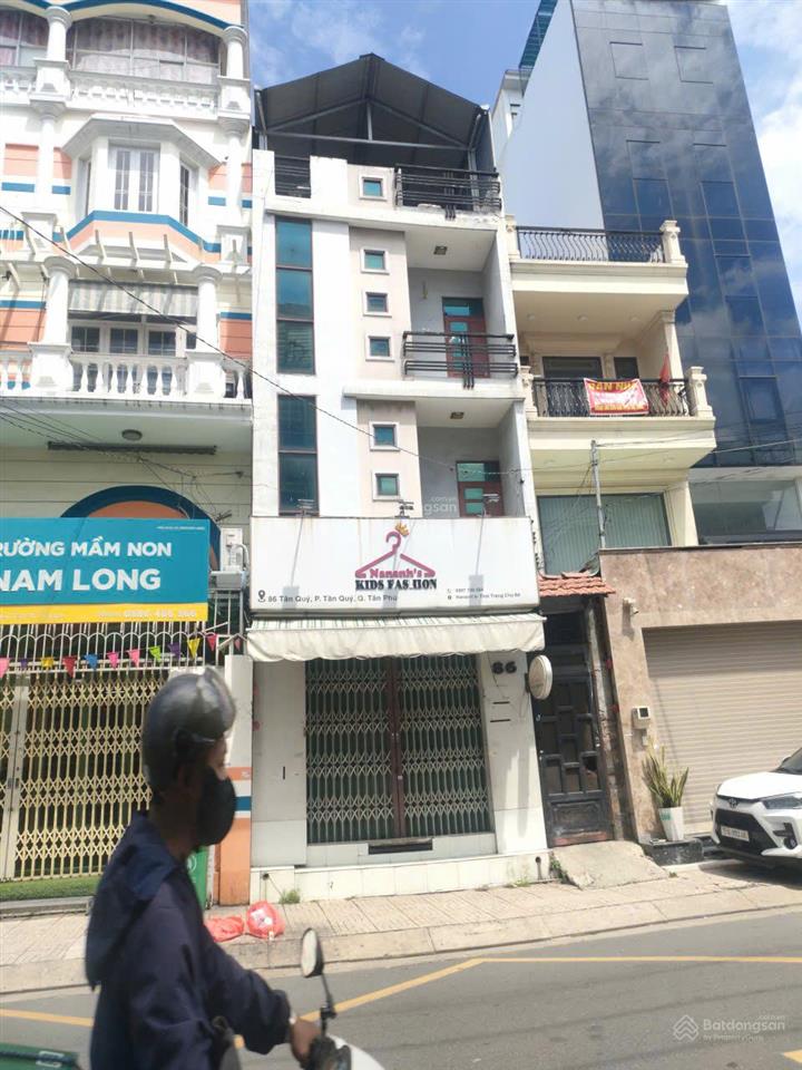 Mặt tiền kinh doanh đường tân quý gần gò dầu dt 5x20m  4 tầng đã hoàn công giá 16 tỷ tl