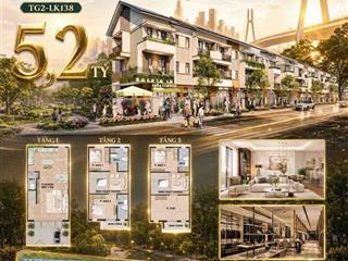 Liền kề xẻ khe 5,2 tỷ tại the greenery 2 hải phòng vị trí trung tâm của trung tâm 75m2, view đẹp